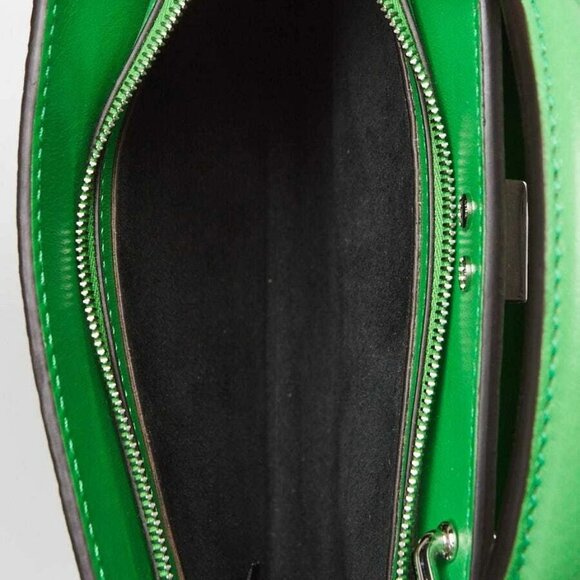 Fendi Tomatillo Pebbled Leather Small Peekaboo Iseeu XCross Satchel Bag 7VA582 - Picture 10 of 12